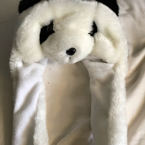 LIGHT UP Panda Bear Hat and Mittens - Picture 1 of 4
